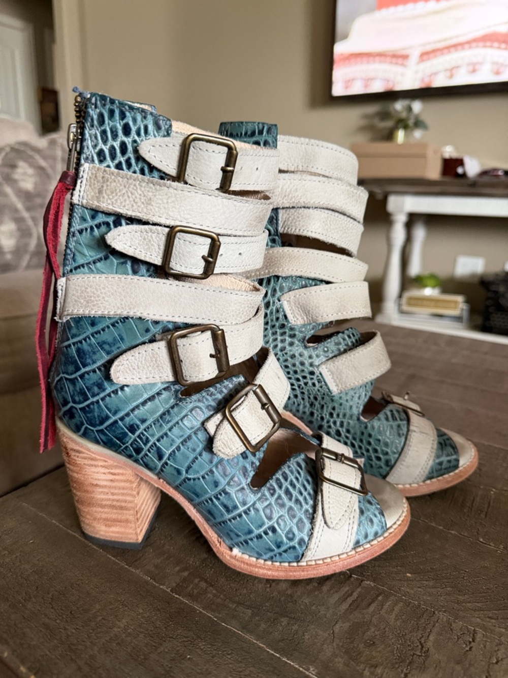 Freebird BOND 6 Turquoise croco *RARE* - Picture 3 of 11